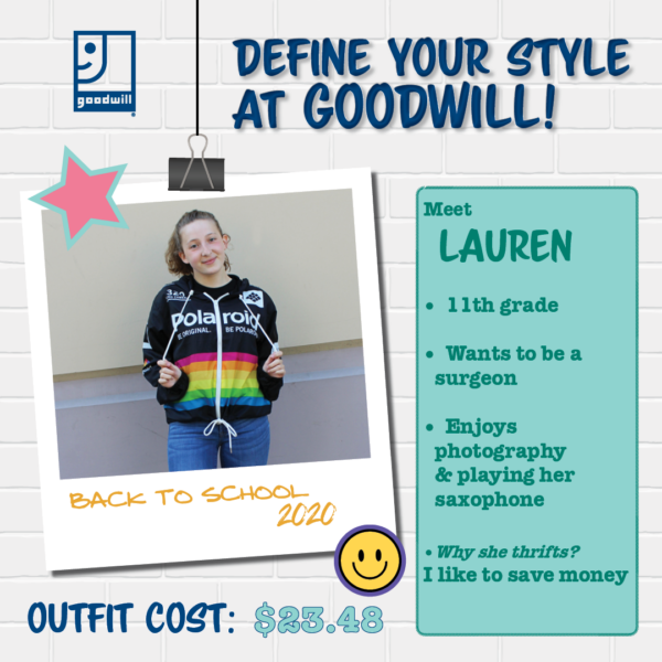 Piece together a back-to-school outfit for less than $20 at Goodwill