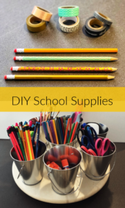 Thrifty NW mom DIY school supplies